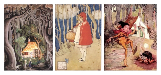 Hansel and Gretel, Little Red Riding Hood, Rumpelstiltskin